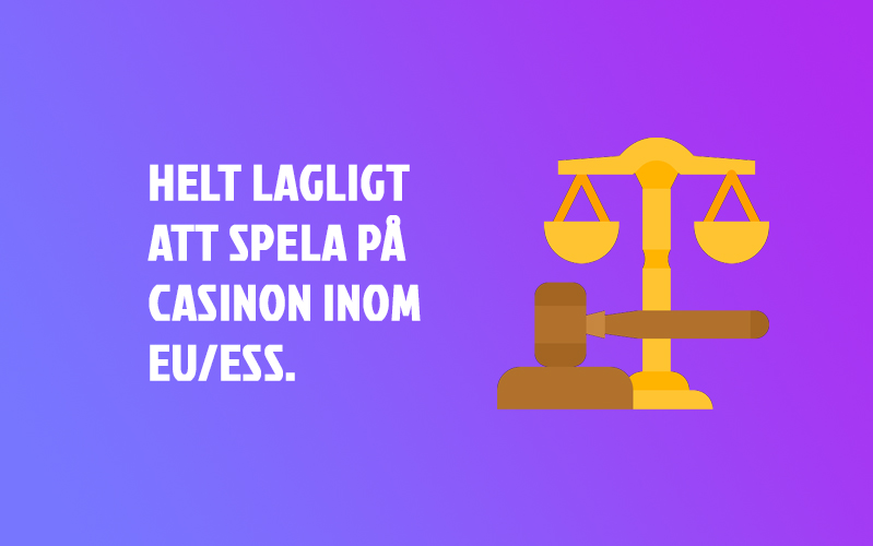 Lagligt att spela på casinon inom EU